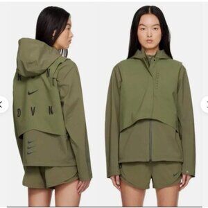 Nike Women's XXL Run Division Storm Vest *VEST ONLY Army Olive Green